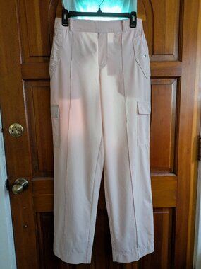 EUC Athleta Vienna Cargo Pants Pink Womens Size 10 Lightweight